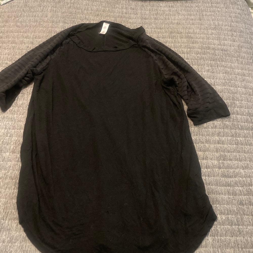 Chic Black Long Sleeve Women's Top